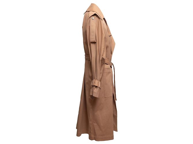 Tan Plan C Layered Trench-Weste & Jacken-Set Größe IT 40 Kamel - Ansicht 3