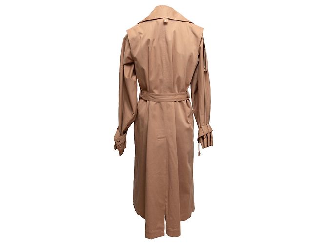 Tan Plan C Layered Trench-Weste & Jacken-Set Größe IT 40 Kamel - Ansicht 4