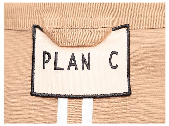 Tan Plan C Layered Trench-Weste & Jacken-Set Größe IT 40 Kamel - Ansicht 5