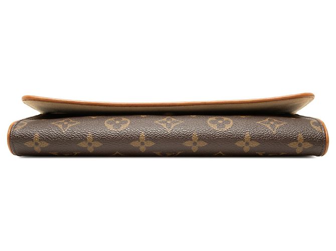Borsa a tracolla Louis Vuitton Monogram Pochette Twin GM marrone - vista 3