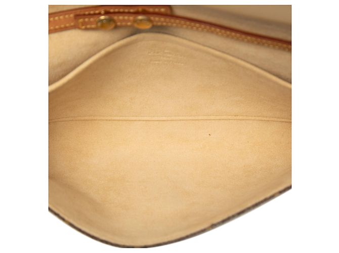 Borsa a tracolla Louis Vuitton Monogram Pochette Twin GM marrone - vista 4