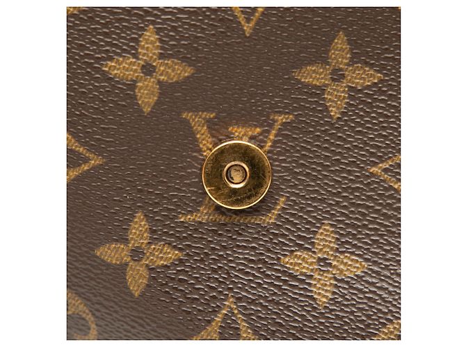 Borsa a tracolla Louis Vuitton Monogram Pochette Twin GM marrone - vista 7
