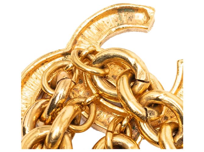 Chanel CC Gold Plated Triple Chain Gürtel Golden - Ansicht 5