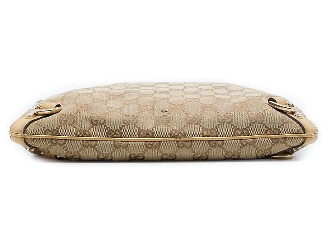 Borsa a tracolla Abbey D Ring in tela GG Gucci beige - vista 3