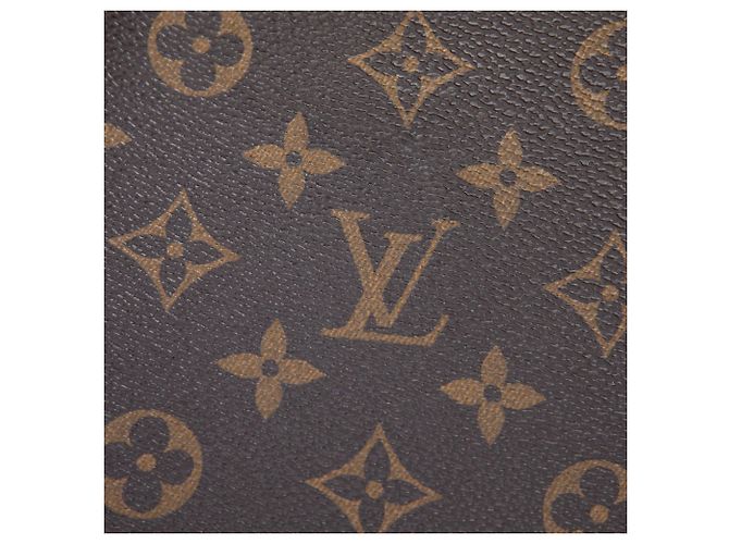 Borsa Business Louis Vuitton Monogram Macassar Porte Documents Jour Marrone - vista 5