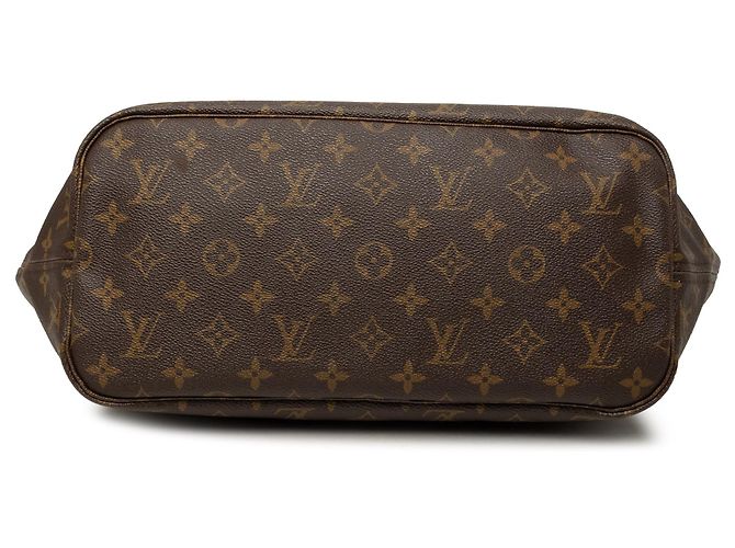 Borsa Tote Louis Vuitton Monogram Neverfull MM marrone - vista 3