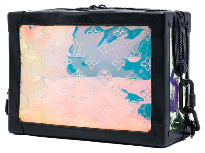 Bolso bandolera Louis Vuitton Monogram Prism Soft Trunk negro - vista 2