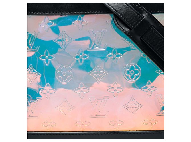 Bolso bandolera Louis Vuitton Monogram Prism Soft Trunk negro - vista 5