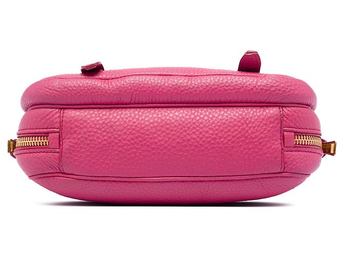 Borsa a tracolla e sacca Prada Vitello Daino Push Lock Double Buckle rosa - vista 3