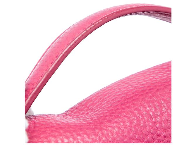 Borsa a tracolla e sacca Prada Vitello Daino Push Lock Double Buckle rosa - vista 5