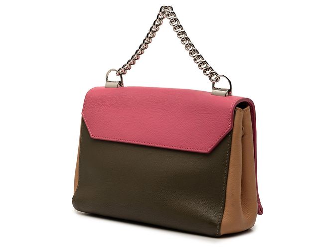 Twist Borsa Louis Vuitton Tricolor Leather Lockme II BB Rosa - vista 2
