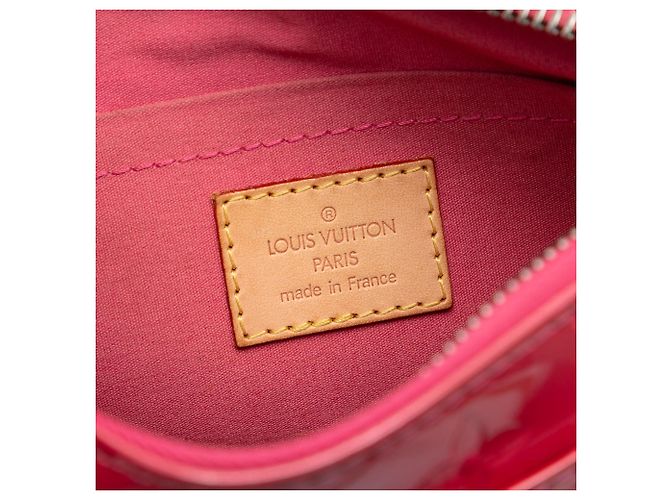 Borsa a tracolla rosa Louis Vuitton Monogram Vernis Minna Street - vista 5