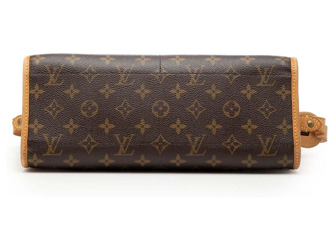 Borsa a tracolla lunga Louis Vuitton Monogram Popincourt marrone - vista 3