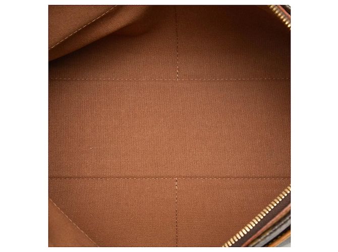 Borsa a tracolla lunga Louis Vuitton Monogram Popincourt marrone - vista 4