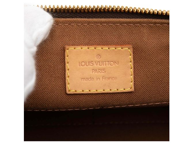 Borsa a tracolla lunga Louis Vuitton Monogram Popincourt marrone - vista 5