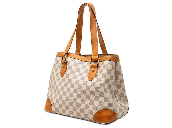 Borsa Tote Louis Vuitton Damier Azur bianca Hampstead PM Bianco - vista 2