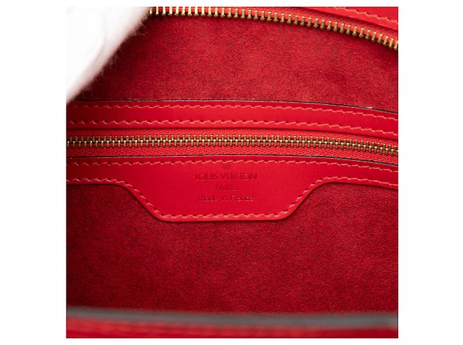 Borsa a tracolla Louis Vuitton Epi Saint Jacques GM con tracolla lunga rossa Rosso - vista 5