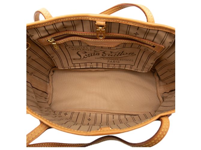 Borsa Tote Louis Vuitton Monogram Neverfull PM marrone - vista 4