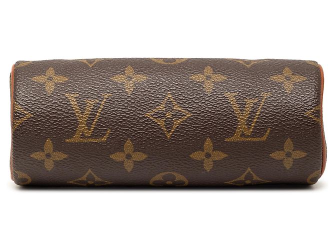 Borsa a mano Louis Vuitton Monogram Papillon Pochette Marrone - vista 3