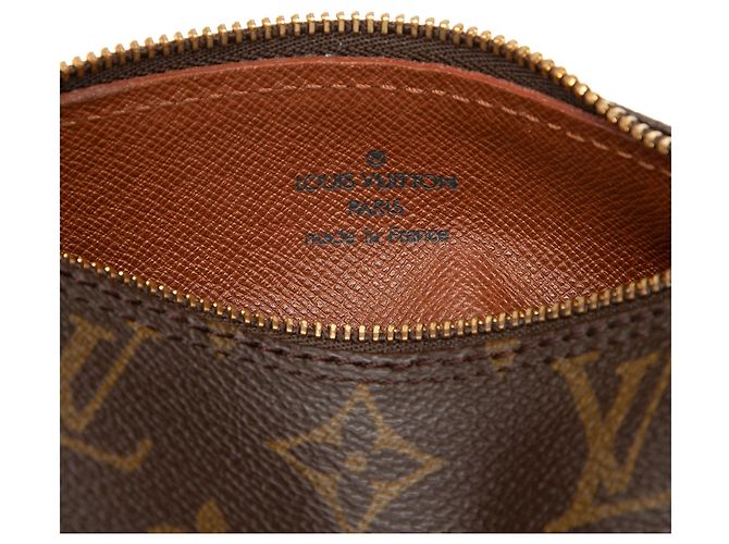 Borsa Louis Vuitton Monogram Papillon Pochette marrone - vista 5