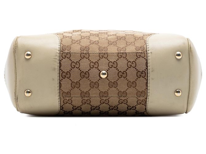Tote Gucci GG Canvas Web Mayfair Bianco - vista 3