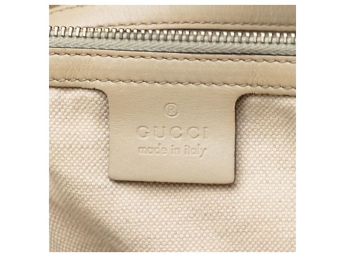 Tote Gucci GG Canvas Web Mayfair Bianco - vista 5