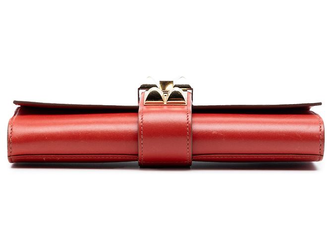 Clutch Hermès Tadelakt Medor 23 vermelha Vermelho - vista 3