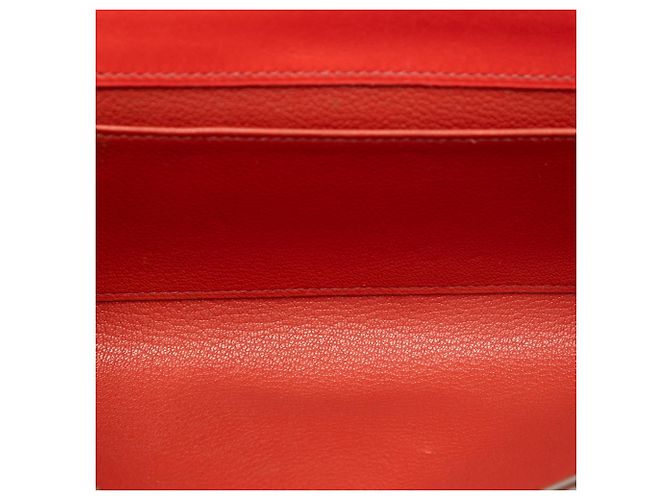 Clutch Hermès Tadelakt Medor 23 vermelha Vermelho - vista 4