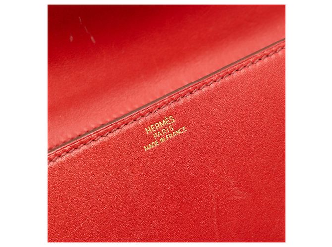 Clutch Hermès Tadelakt Medor 23 vermelha Vermelho - vista 5