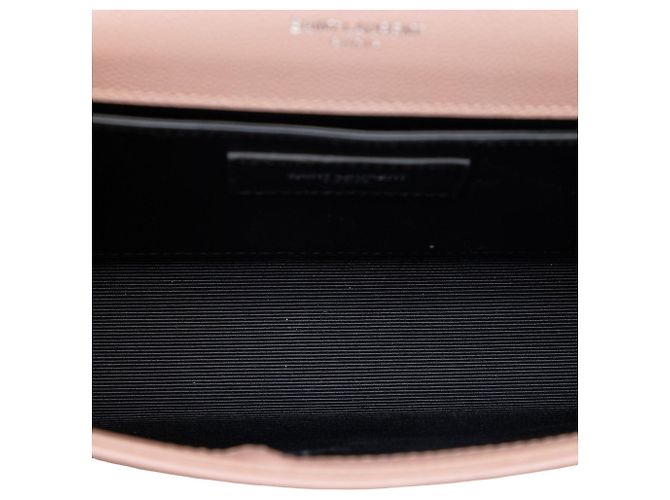 Bolsa Tiracolo Small Grain de Poudre Monogram Kate Tassel Saint Laurent Rosa - vista 4