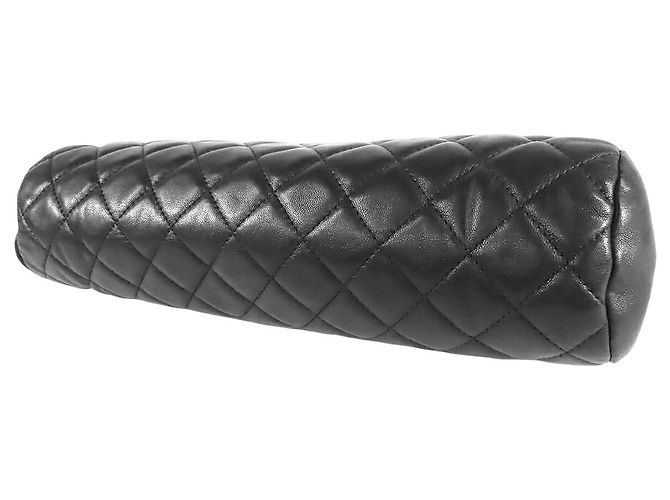 Timeless Clutch Timiteless Kisslock in agnello trapuntato nero Chanel - vista 3