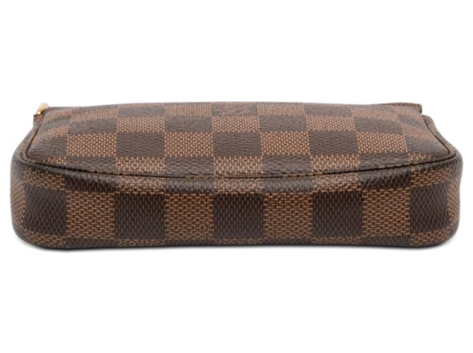 Handtasche Louis Vuitton Damier Ebene Mini Pochette Accessoires braun - Ansicht 3