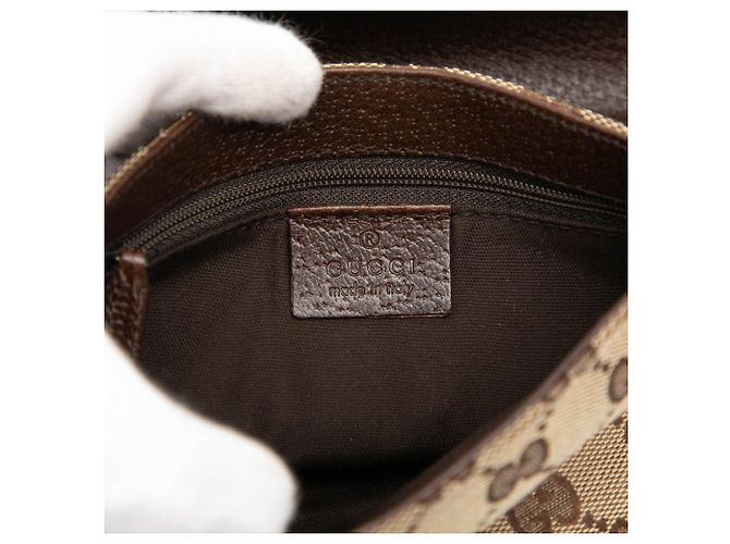 Borsa a tracolla GG Canvas Gucci beige - vista 5