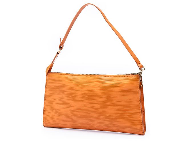 Sac à épaule Louis Vuitton Epi Pochette Accessoires Orange - vue 2