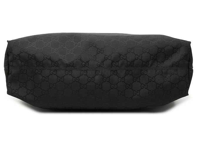 Tote in nylon GG Web nero Gucci - vista 3
