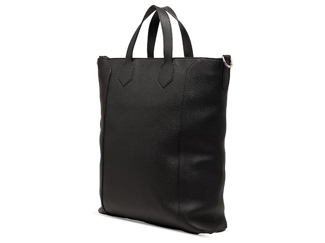 Borsa Tote Louis Vuitton Taurillon East Side MM nera Nero - vista 2