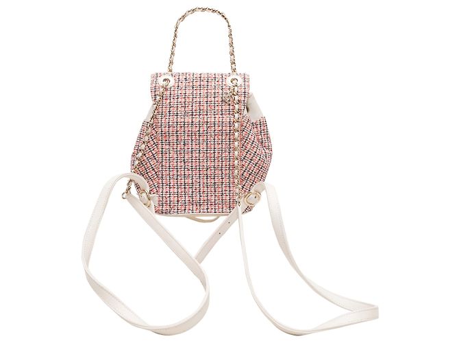 Zaino Chanel CC Mania Bianco e Multicolore - vue 3