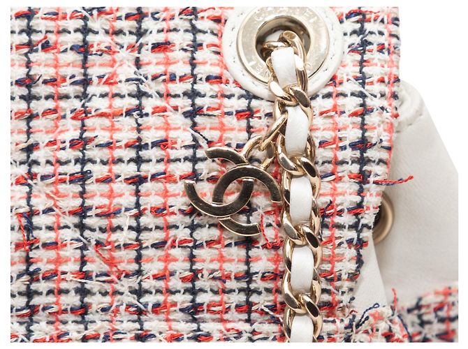Zaino Chanel CC Mania Bianco e Multicolore - vue 7