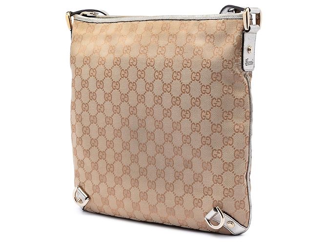Borsa a tracolla Abbey D Ring in tela GG Gucci beige - vista 2