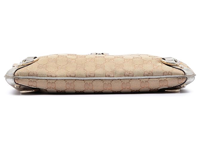 Borsa a tracolla Abbey D Ring in tela GG Gucci beige - vista 3