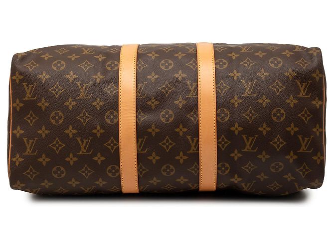 Borsa da viaggio Louis Vuitton Monogram Keepall 45 Marrone - vista 3