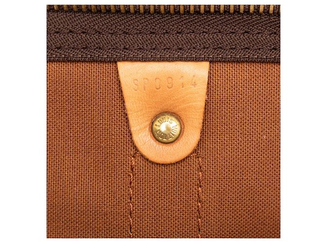 Borsa da viaggio Louis Vuitton Monogram Keepall 45 Marrone - vista 6
