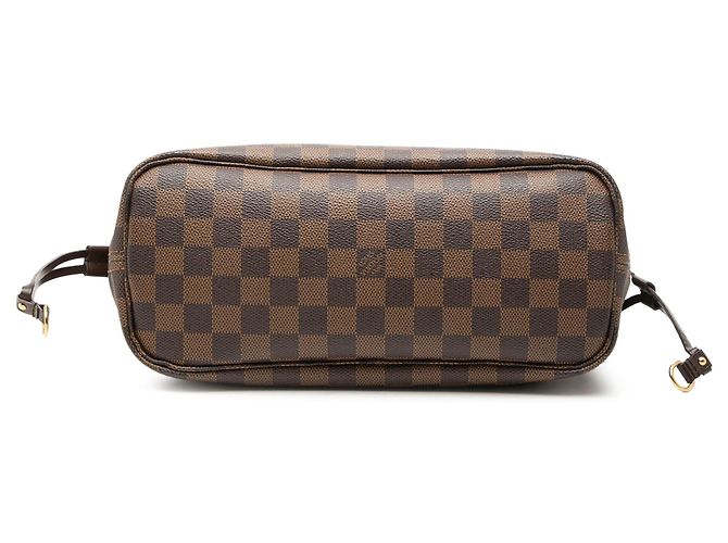 Borsa Tote Neverfull PM in Damier Ebene marrone Louis Vuitton - vista 3