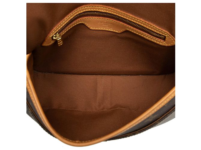 Borsa a tracolla Louis Vuitton Monogram Sologne Marrone - vista 4