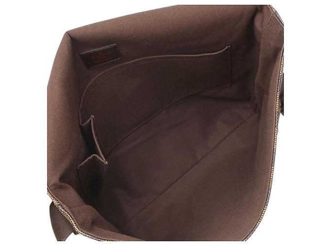 Borsa a tracolla Louis Vuitton Damier Ebene Brooklyn MM Marrone - vista 4