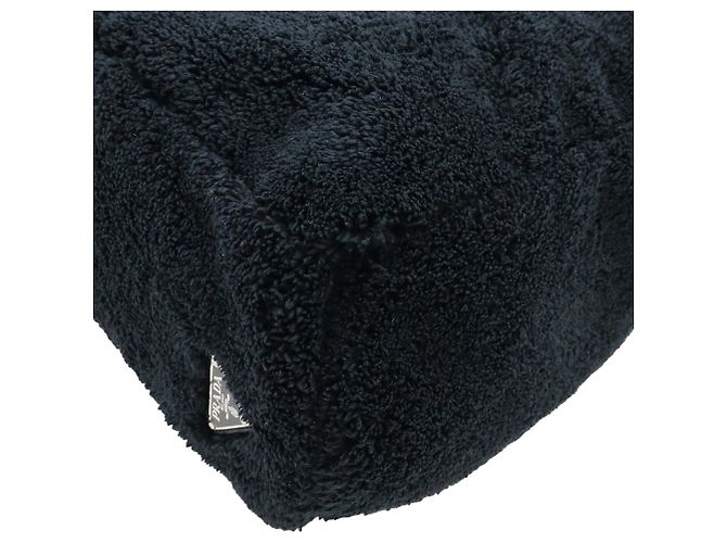 Tote in spugna Prada Spugna Terry Cloth nero - vista 5