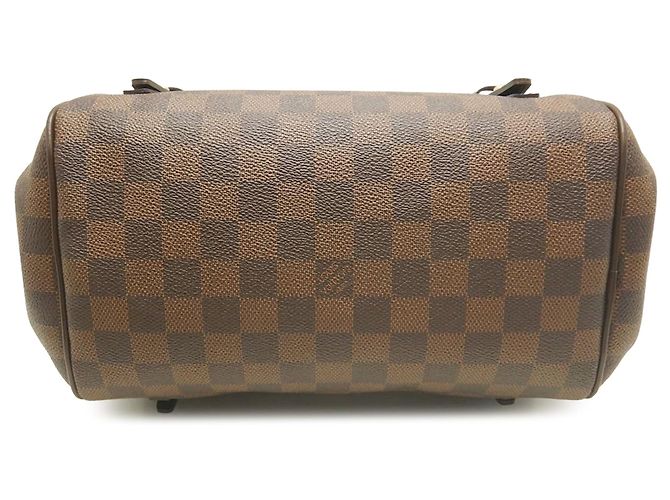 Borsa a tracolla Louis Vuitton Damier Ebene Rivington PM Marrone - vista 3