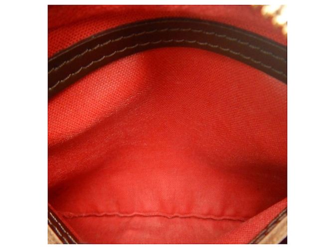 Borsa a tracolla Louis Vuitton Damier Ebene Rivington PM Marrone - vista 5