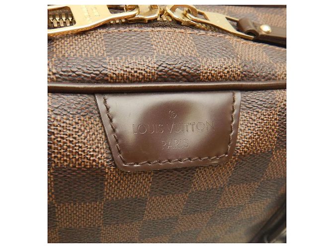 Borsa a tracolla Louis Vuitton Damier Ebene Rivington PM Marrone - vista 6