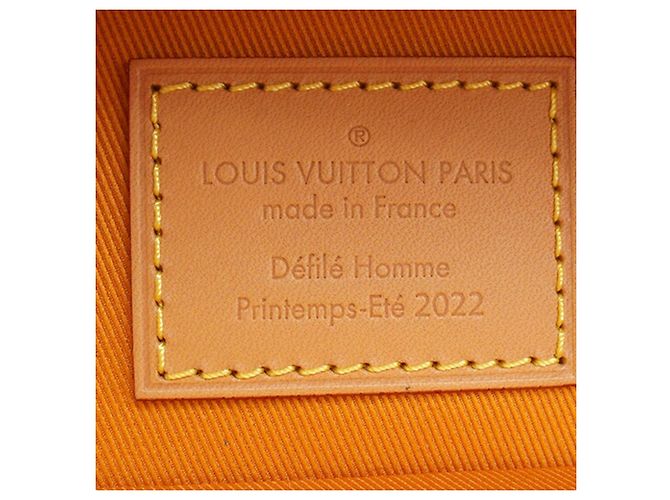 Borsa verticale in pelle Louis Vuitton Yellow Box Trunk Giallo - vista 6